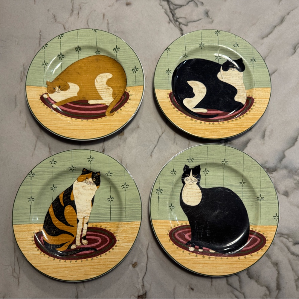 Vintage warren kimble Sakura & Oneida Cat Collection